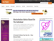 Tablet Screenshot of naturalsexpower.com